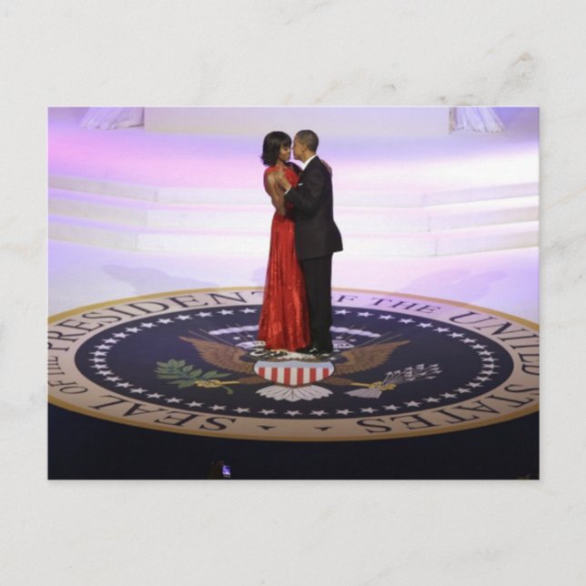 Carte Postale Barack et Michelle Obama (Devant)