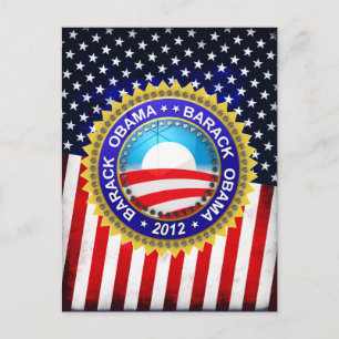 Carte Postale Barack Obama pour le président 2012