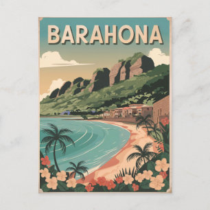 Carte Postale Barahona République Dominicaine Vintage