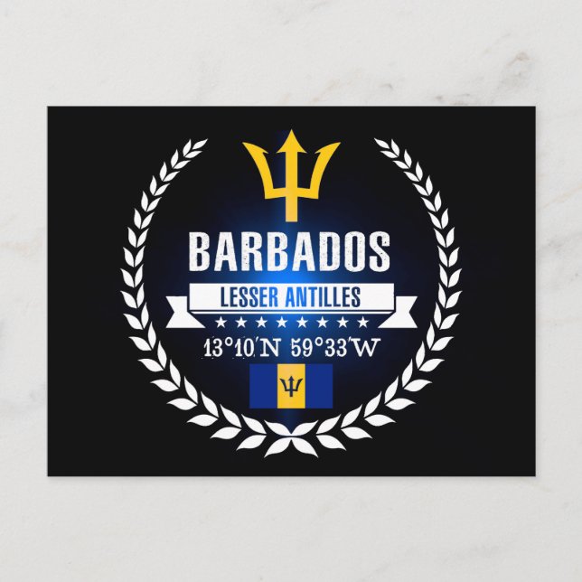 Carte Postale Barbade (Devant)