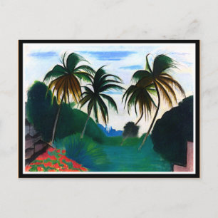 Carte Postale Barbade, tableau de Joseph Stella