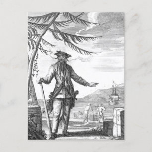 Carte Postale Barbe noire