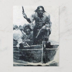 Carte Postale Barbe Noire approchant