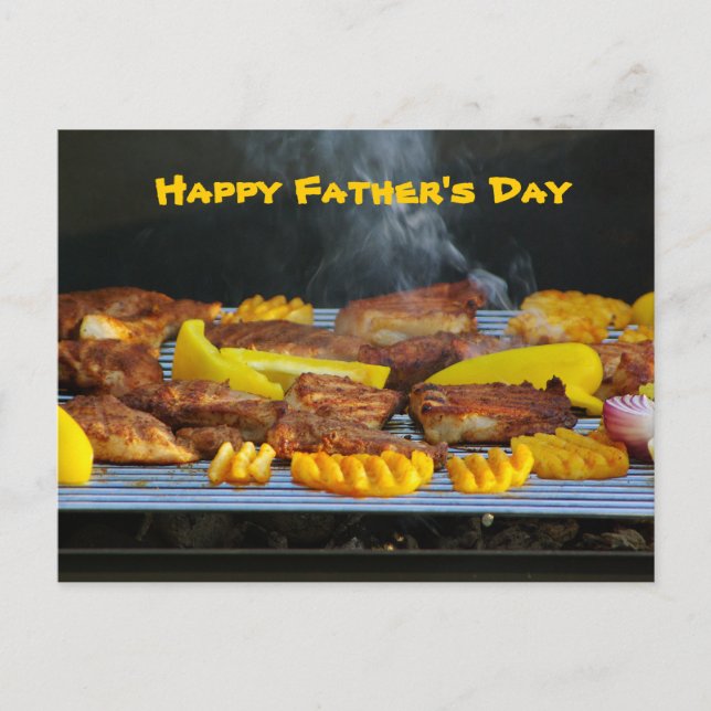 Carte Postale Barbecue (Devant)