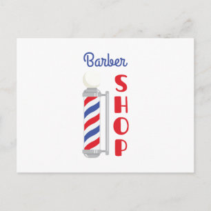 Carte Postale Barber Shop