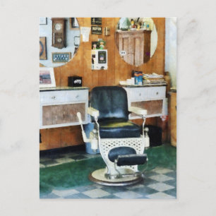 Carte Postale Barber Shop One Chaise
