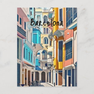 Carte Postale Barcelona Spain