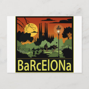 Carte Postale Barcelone