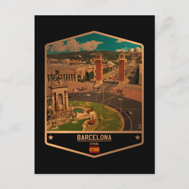 Carte Postale Barcelone (Devant)