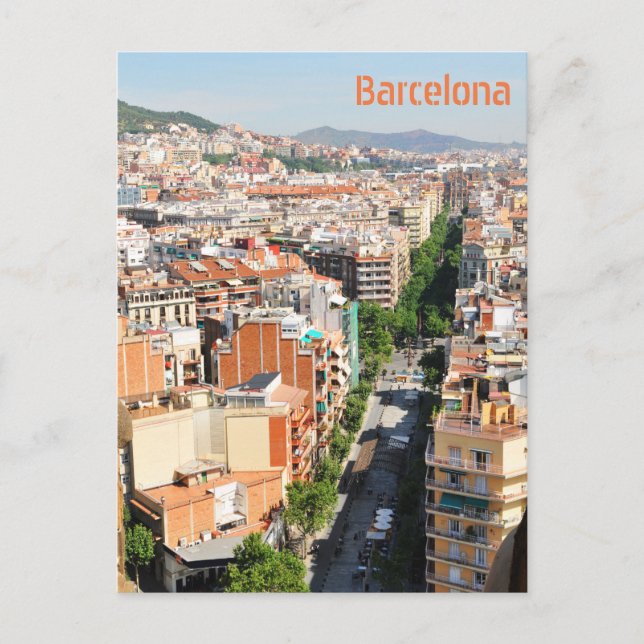 Carte Postale Barcelone (Devant)