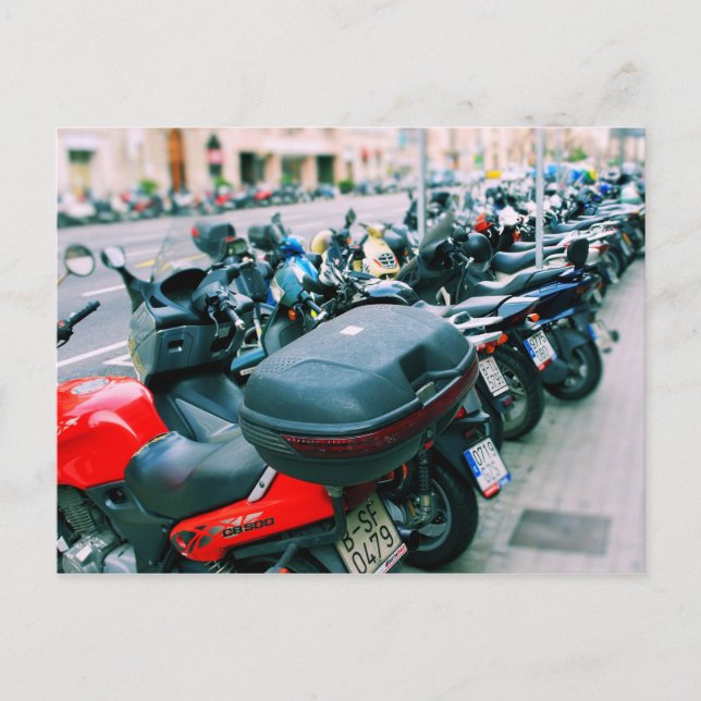 Carte postale Barcelone de Bikers Row (Devant)