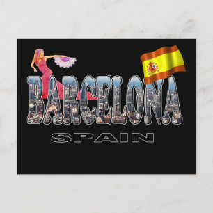 Carte Postale Barcelone Espagne