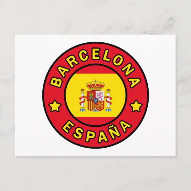 Carte Postale Barcelone Espagne (Devant)