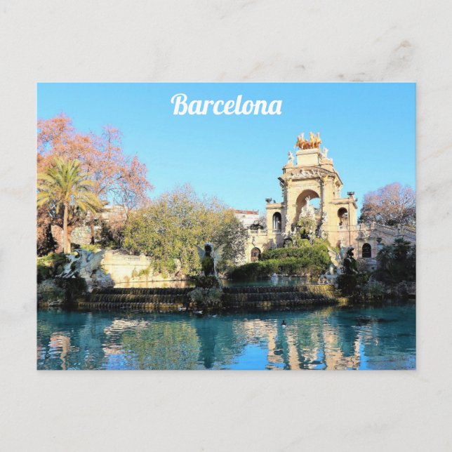 Carte Postale Barcelone Espagne Parc de la Ciutadella Voyage Pho (Devant)