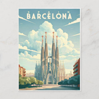 Carte Postale Barcelone : La superbe ville espagnole vibrante