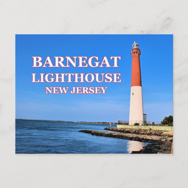 Carte Postale Barnegat Lighthouse, New Jersey Postcard (Devant)
