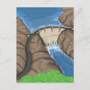 Carte Postale Barrage