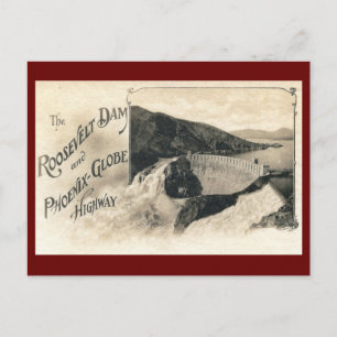 Carte Postale Barrage de Roosevelt Vintage
