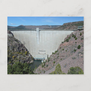 Carte Postale Barrage pittoresque Photo Flaming Gorge NRA Utah