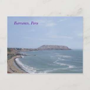 Carte Postale Barranco, Pérou