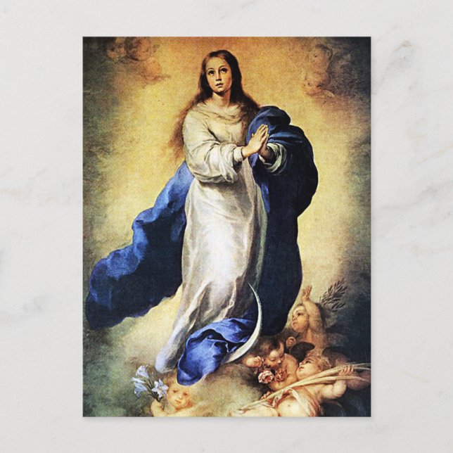 Carte Postale Bartolome Murillo - Immaculée Conception (Devant)