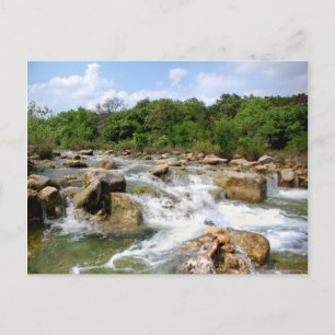 Carte Postale Barton Creek - Austin, Texas - Cascades de 3 miles