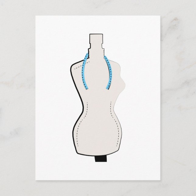 Carte Postale Base de Mannequin (Devant)