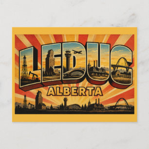 Carte Postale Base industrielle de Leduc en Alberta