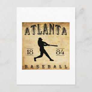 Carte Postale Baseball Atlanta Georgia 1884