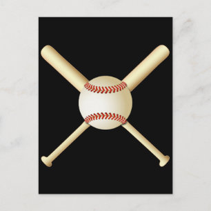CARTE POSTALE BASEBALL BATEAUX ET BALL