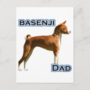 Carte Postale Basenji Papa 4
