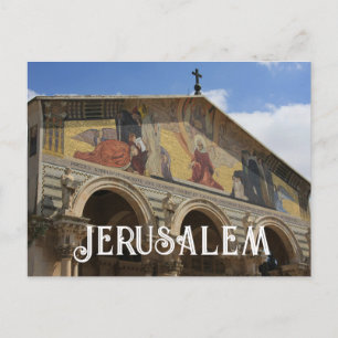 Carte Postale Basilique de l'Agonie Jérusalem Israël