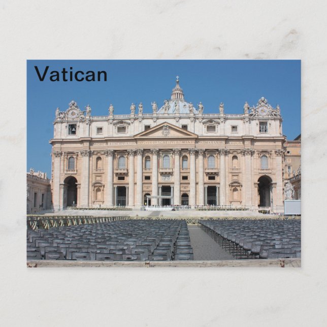 Carte Postale Basilique de San Pietro, Cité du Vatican, Rome, It (Devant)