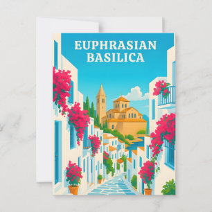Carte Postale Basilique Euphrasienne Poreč Croatie Vintage voyag