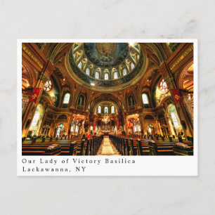 Carte Postale Basilique Notre-Dame de la Victoire, Lackawanna NY