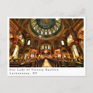 Carte Postale Basilique Notre-Dame de la Victoire, Lackawanna NY