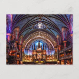 Carte postale Basilique Notre-Dame de Montréal