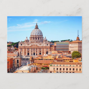 Carte Postale Basilique Saint-Pierre, Cité du Vatican, Rome Ital