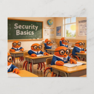 Carte Postale Basique de sécurité essentiel pour l'apprentissage