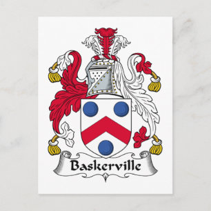 Carte Postale Baskerville Family Crest