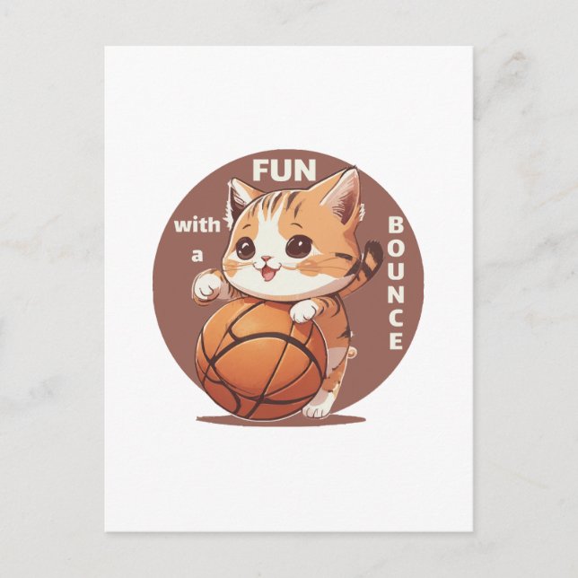 Carte Postale basket-ball (Devant)