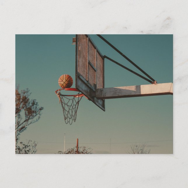 Carte Postale Basket-ball cool (Devant)