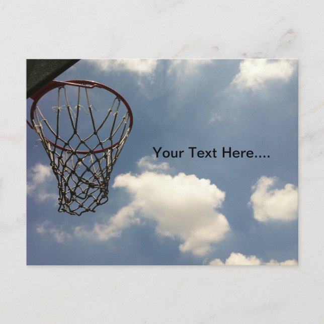 Carte Postale Basket-ball d'été (Devant)