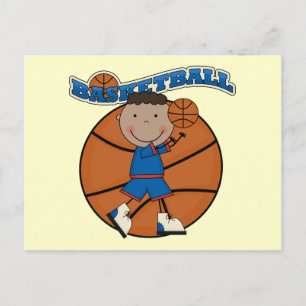 Carte Postale BASKETBALL African American Boy Tshirts and Gifts