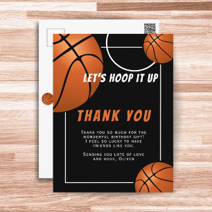 Carte Postale Basketball Ball Sports Anniversaire de enfant Merc