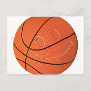 CARTE POSTALE BASKETBALL FACE
