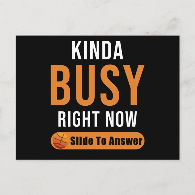 Carte Postale Basketball Gift Funny Saying (Devant)