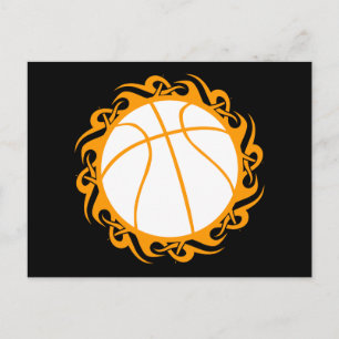 Carte Postale basketball tribal