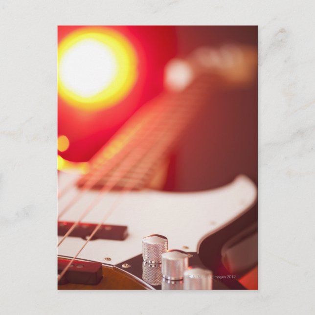 Carte Postale Bass Guitare (Devant)
