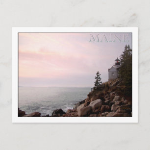 Carte Postale Bass Harbour Head Light, MAINE